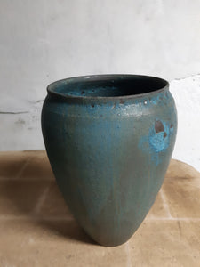 Wide-mouthed Stoneware Vase