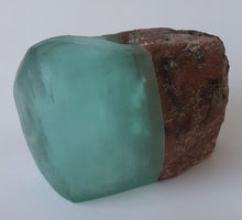 Load image into Gallery viewer, Stone and Recycled Glass Vases