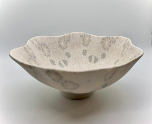 Large Nerikomi Porcelain Flower Bowl